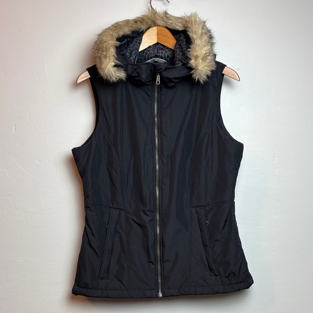 Mountain Hardwear Women’s Medium Potrero Insulated Black Puffer Vest Jacket